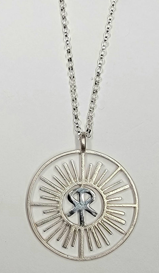 Sunriver logo pendant