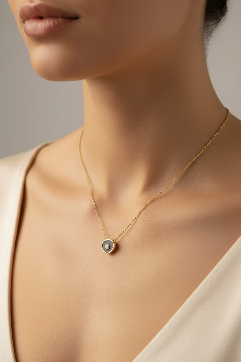 Sarah Graham confluence pendant with diamond