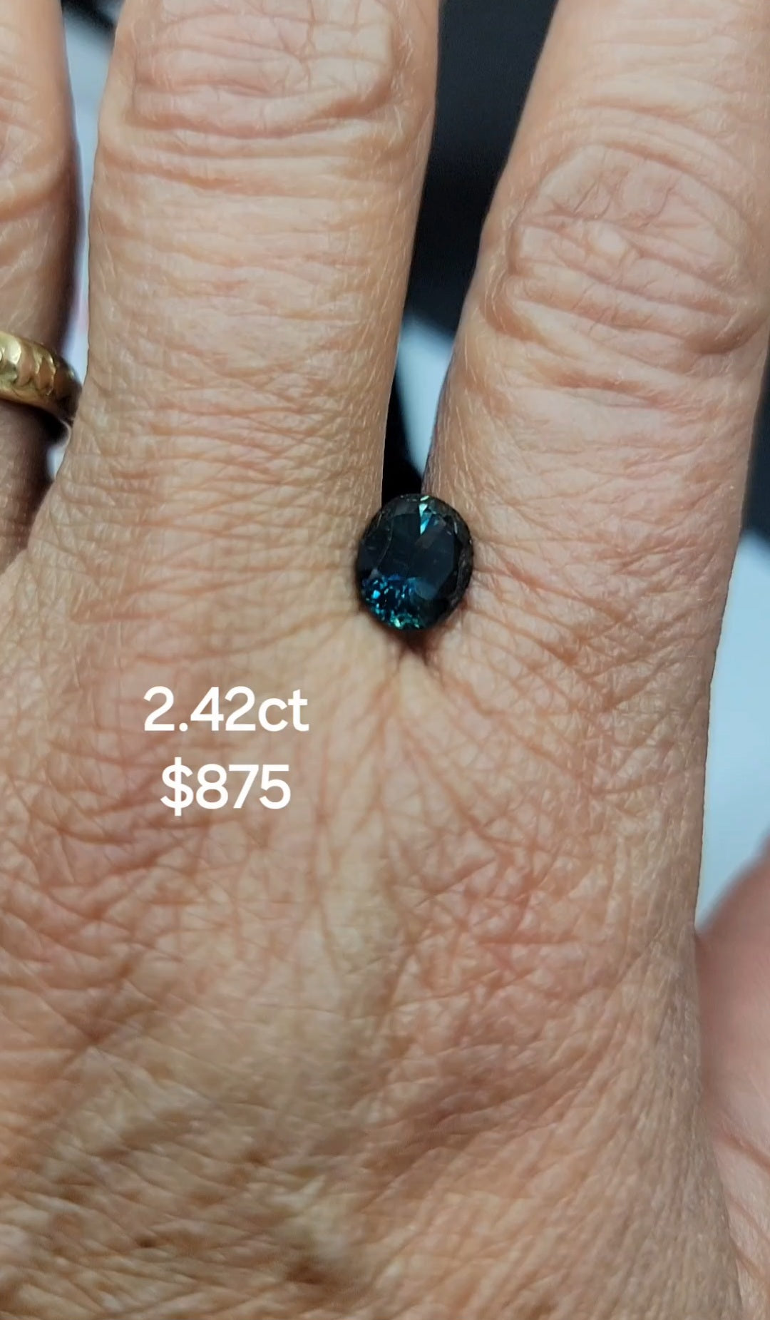 Loose Montana sapphire 2.42 carats